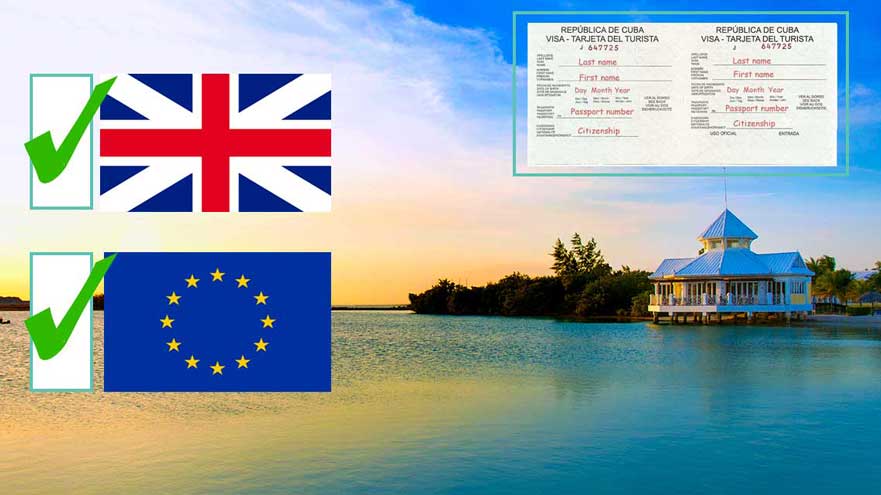 Cuba Tourist Visa Application Form. UK and EU are eligible countries Cuba Tourist Visa Application Form. UK and EU are eligible countries